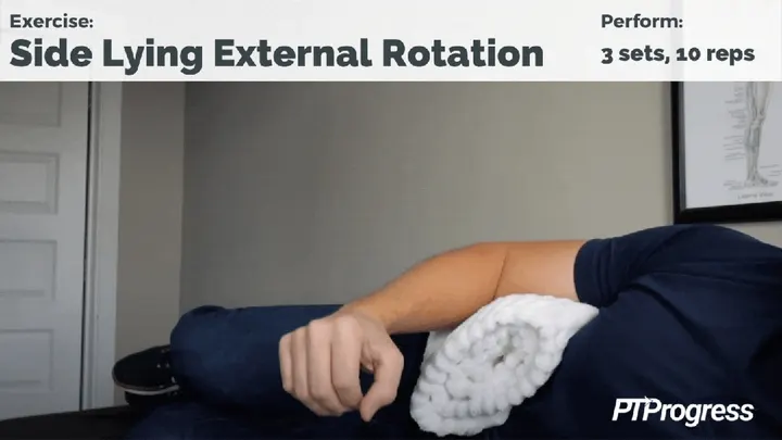 Side-lying external rotation