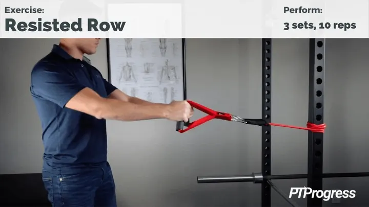 Low-row exercise