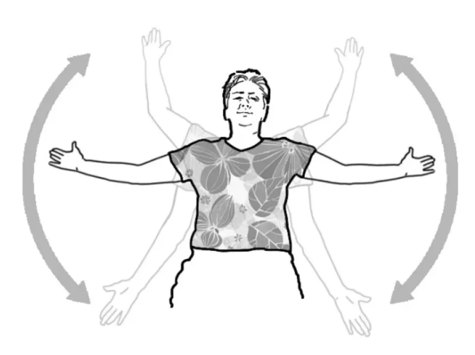 Supine shoulder abduction exercise